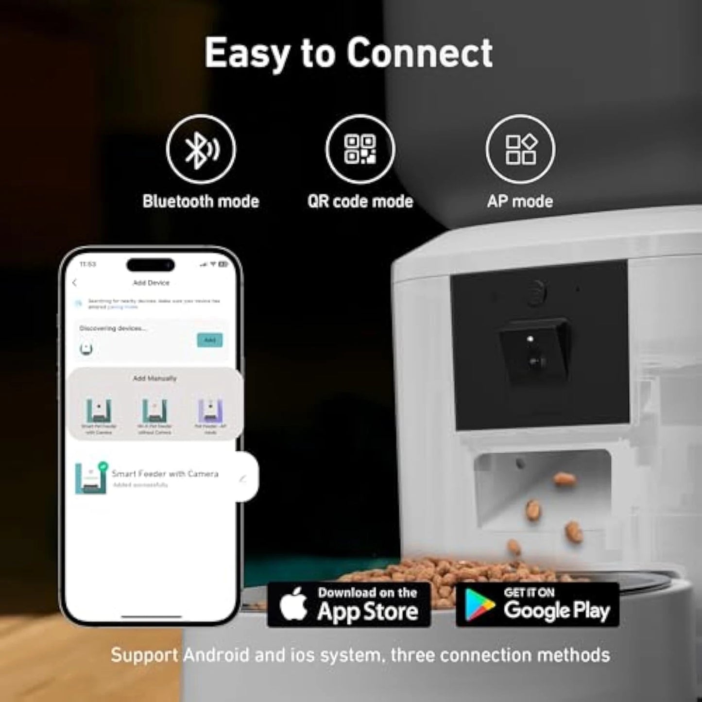 Furpipi 8L Smart Automatic Cat Feeders with 1080P HD Camera 5G WiFi Pet Feeder Tuya APP Control Automatic Cat Dog Food Dispenser