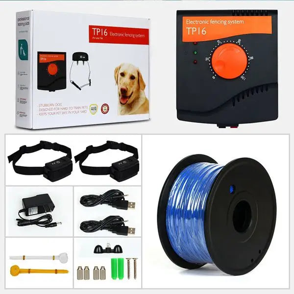 TP16 Smart Pet Electric Fence | Rechargeable & Waterproof Training Collar