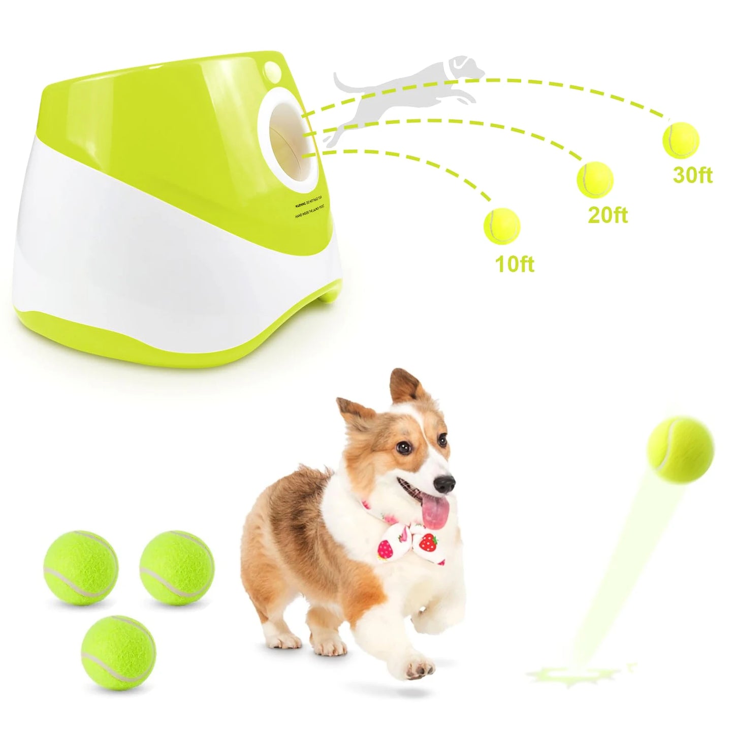 Smart Interactive Dog Ball Launcher – Adjustable Distance & Indoor/Outdoor Use