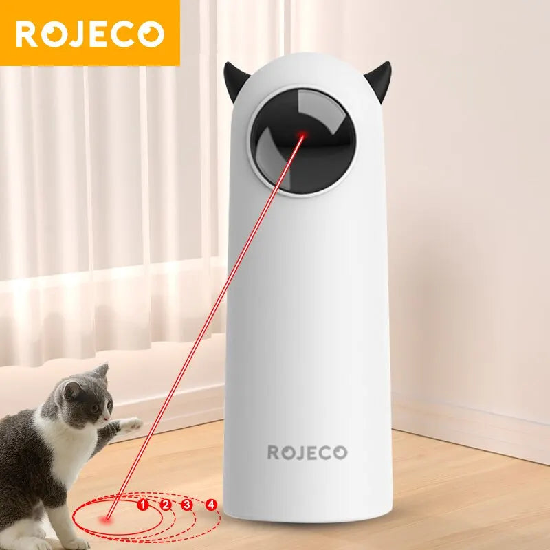 Interactive Smart Laser Cat Toy – Automatic LED Pet Teaser